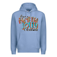 Colony Blue have a holly jolly christmas Premium Hoodie - CowhideDigitalArt