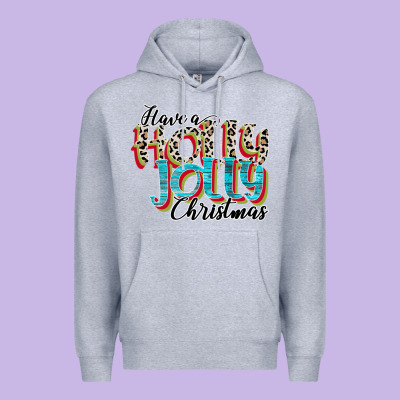 Have A Holly Jolly Christmas Premium Hoodie Designed By Cowhidedigitalart