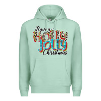 Seafoam have a holly jolly christmas Premium Hoodie - CowhideDigitalArt