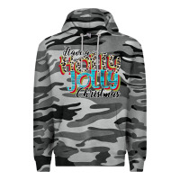 Slate Camo have a holly jolly christmas Premium Hoodie - CowhideDigitalArt