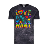 Cloud Black Western Love Who You Want Vintage Tee - BundleAndBundleShop