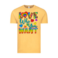 Vintage Mustard Western Love Who You Want Vintage Tee - BundleAndBundleShop