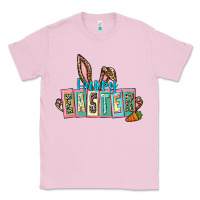 Bubblegum Pink Happy Easter Easter Day Classic Tee - CowGirlArtShop