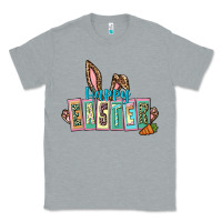 Heather Grey Happy Easter Easter Day Classic Tee - CowGirlArtShop