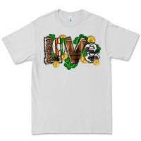 Dove Grey Western love St. Patrick's Day Premium Tee - CowGirlArtShop