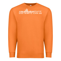 Carrot uss nimitz navy supercarrier aircraft carrier gift Premium Sweatshirt - DesigneFamous