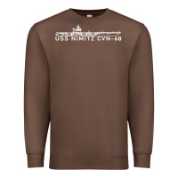 Chestnut uss nimitz navy supercarrier aircraft carrier gift Premium Sweatshirt - DesigneFamous