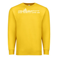 Lemon uss nimitz navy supercarrier aircraft carrier gift Premium Sweatshirt - DesigneFamous