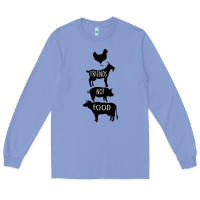Colony Blue Friend Not Food Long Sleeve Tee - Bettercallsaul