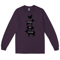 Plum Friend Not Food Long Sleeve Tee - Bettercallsaul