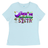 Baby Blue Pour me something sista Ladies Tee - FaDigitalArtStudio