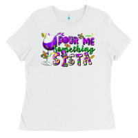 White Pour me something sista Ladies Tee - FaDigitalArtStudio