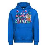 Cobalt some bunny needs coffee easter Urban Hoodie - Jasminsmagicworld