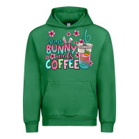 Emerald some bunny needs coffee easter Urban Hoodie - Jasminsmagicworld