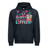 Navy some bunny needs coffee easter Urban Hoodie - Jasminsmagicworld
