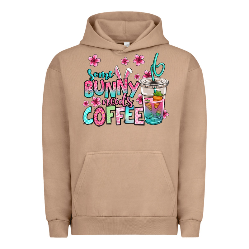 Some Bunny Needs Coffee Easter Urban Hoodie by Jasminsmagicworld | Teevron