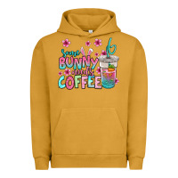Pigment Peanut Butter some bunny needs coffee easter Urban Hoodie - Jasminsmagicworld