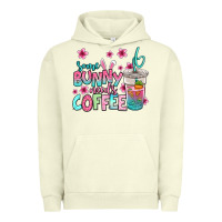 Pigment Pistachio some bunny needs coffee easter Urban Hoodie - Jasminsmagicworld