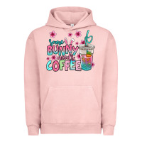Pigment Salmon some bunny needs coffee easter Urban Hoodie - Jasminsmagicworld