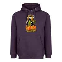 Plum pumpkin polka dot, sunflower Heavyweight Hoodie - JahusDesignShop
