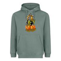 Sage pumpkin polka dot, sunflower Heavyweight Hoodie - JahusDesignShop
