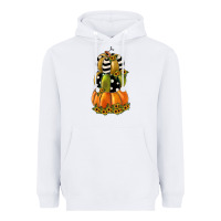 White pumpkin polka dot, sunflower Heavyweight Hoodie - JahusDesignShop