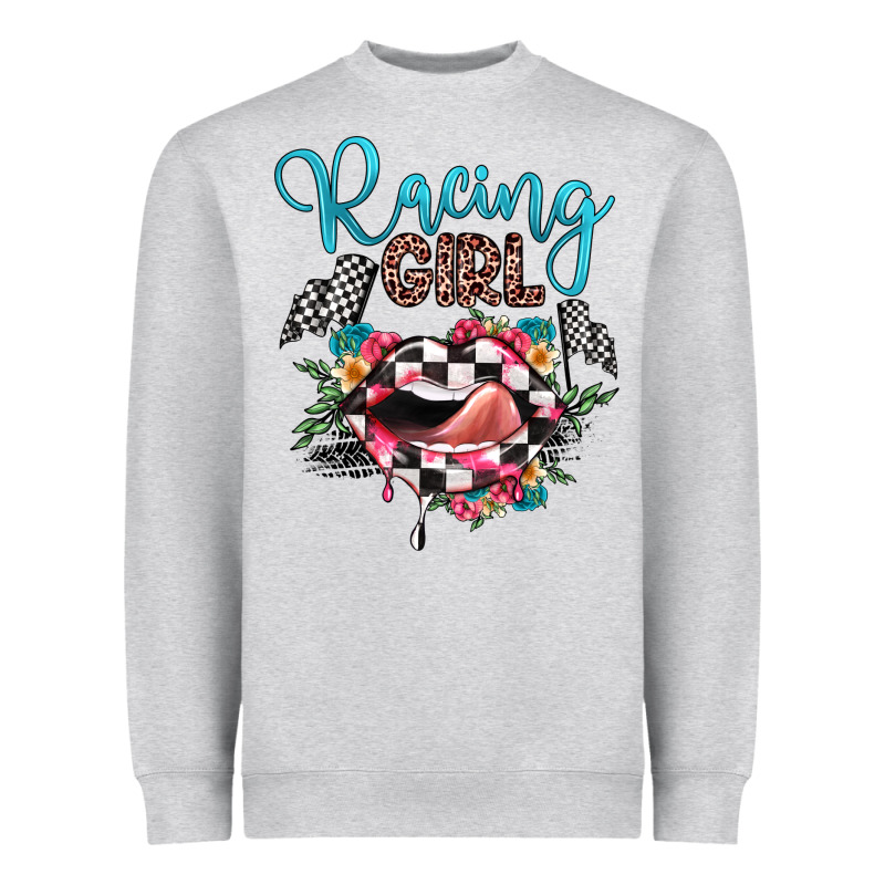 Racing Girl Heavyweight Sweatshirt by JahusDesignShop | Teevron