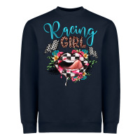 Navy racing girl Heavyweight Sweatshirt - JahusDesignShop