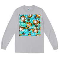 Moon Dust honey bee gnomes seamless pattern Long Sleeve Tee - BundleAndBundleShop