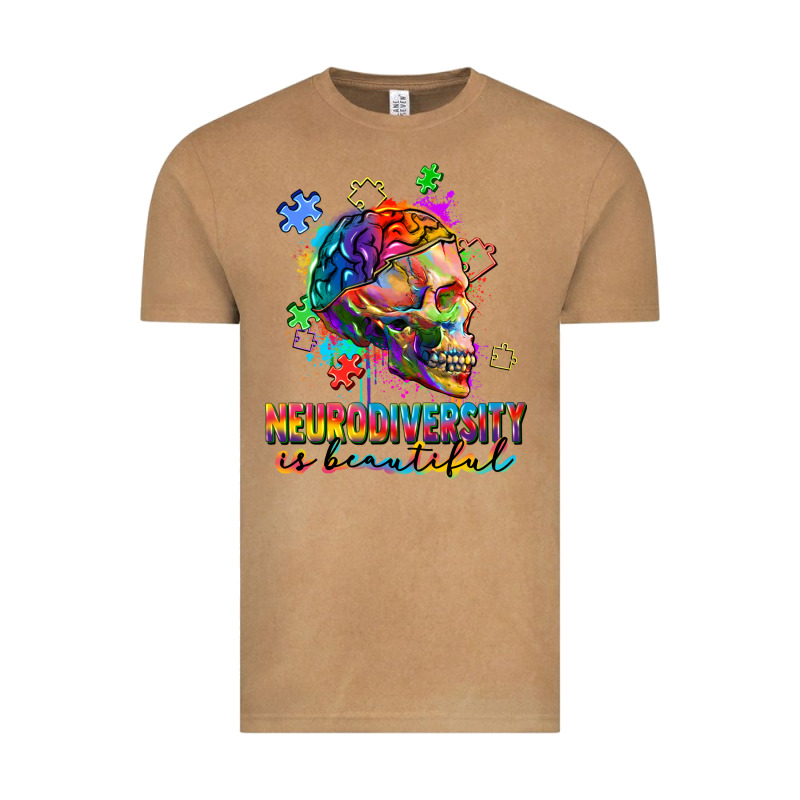 Neurodiversity Is Beautiful Vintage Tee by FaDigitalArtStudio | Teevron