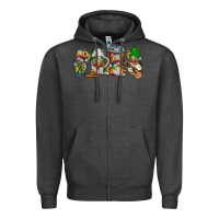 Charcoal Heather mexican gnomies coffee Zipper Hoodie - JahusDesignShop