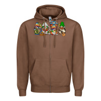 Chestnut mexican gnomies coffee Zipper Hoodie - JahusDesignShop