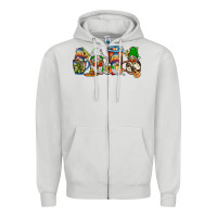 Dove Grey mexican gnomies coffee Zipper Hoodie - JahusDesignShop