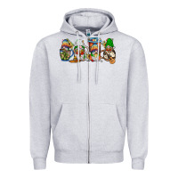 Heather Grey mexican gnomies coffee Zipper Hoodie - JahusDesignShop