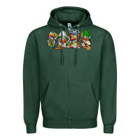 Sports Green mexican gnomies coffee Zipper Hoodie - JahusDesignShop