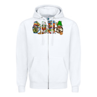 White mexican gnomies coffee Zipper Hoodie - JahusDesignShop