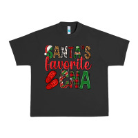 Pigment Black Santa's Favorite Cna Urban Heavy Tee - BundleAndBundleShop