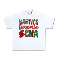 White Santa's Favorite Cna Urban Heavy Tee - BundleAndBundleShop