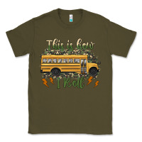 Army Green this is how i roll school bus camouflage Classic Tee - Artiststas