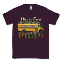 Plum this is how i roll school bus camouflage Classic Tee - Artiststas