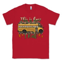 Red this is how i roll school bus camouflage Classic Tee - Artiststas