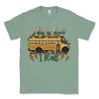 Sage this is how i roll school bus camouflage Classic Tee - Artiststas