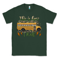 Sports Green this is how i roll school bus camouflage Classic Tee - Artiststas