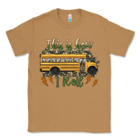 Toasted Coconut this is how i roll school bus camouflage Classic Tee - Artiststas