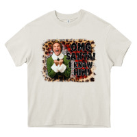 Cream omg santa i know him elf Heavy Core Tee - CowGirlArtShop