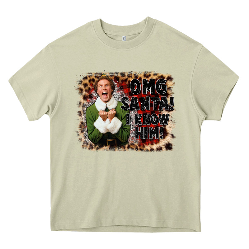 Omg Santa I Know Him Elf Heavy Core Tee by CowGirlArtShop | Teevron