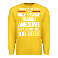 Lemon gift for freaking awesome journalism professor Premium Sweatshirt - DesigneFamous