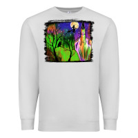 Dove Grey halloween background Premium Sweatshirt - JahusDesignShop