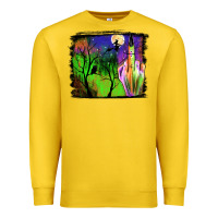 Lemon halloween background Premium Sweatshirt - JahusDesignShop