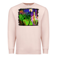 Pale Pink halloween background Premium Sweatshirt - JahusDesignShop
